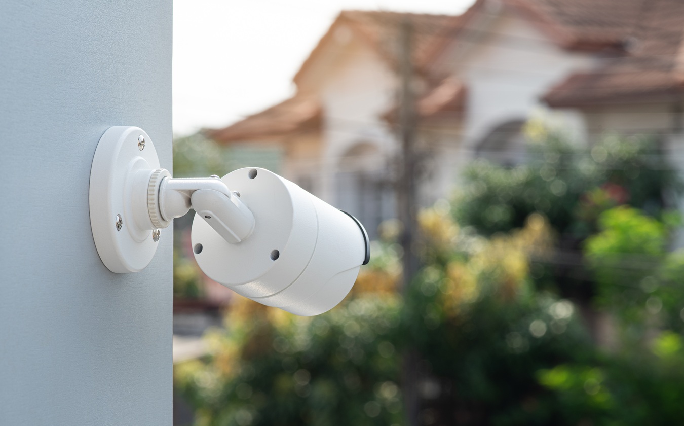 Cctv Installed To Observe Events In The Community, Village Or Private House Cctv Installed To Observe Events In The Community, Village Or Private House